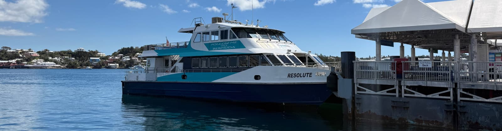 Bermuda ferry in Hamilton Harbour